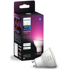 Resim Philips Hue 4.2w Renkli Akıllı Spot Ampul Gu10 Bluetooth Uyumlu, Çok Renkli 
