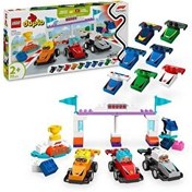 Resim LEGO DUPLO Kasabası F1 Takımı Yarış Arabaları ve Sürücüler 10445 