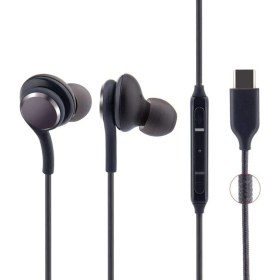 Resim AKG Samsung Galaxy S20 Uyumlu Samsung Galaxy Note 10+ (Plus) ve Uyumlu Type C Mıkrofonlu Kulaklık Siyah 