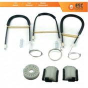 Resim Ford Mondeo MK4 BA7 2007-2015 4/5 Kapı İçin Ön Sağ Cam Kriko Seti 