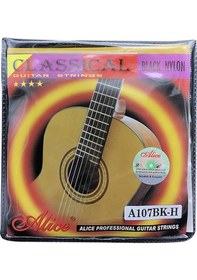 Resim Alice A105-Bk Klasik Gitar Takım Tel Siyah Misineli 