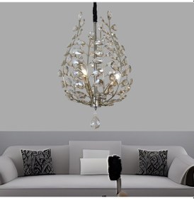 Resim Donna Eskitme 45'lik Kristal Taşlı Modern Koridor, Salon Avize Eskitme 