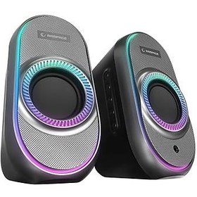 Resim Rampage RMS-X3 2.0 6W Bluetooth Siyah Multimedia RGB Işıklı Gaming USB Speaker 