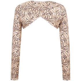 Resim TASHA BOLERO - LEOPAR / XS - S 
