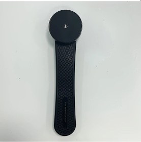 Resim Gateesat Siyah 360 Derece Ayarlanabilir Manyetik Araba Kablosuz Şarj Standı Titanyum Alaşımlı Telefon Tutucu Braketi iPhone Uyumlu 16 15 14 13 12 Pro Max Mini Plus İçin 