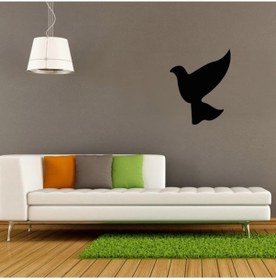 Resim Kuş Folyo Sticker Derstv927 50cm Uzunluk Siyah 