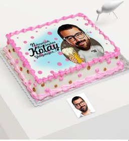 Resim Kişiye Özel Şerefe Karikatür Baskılı Yaş Pasta Için Yenilebilir Ş 