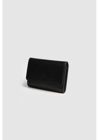 Resim La'Graccio Paris Lagraccio Paris Unisex Nade Hakiki Deri Akardiyon Rfid Korumalı Kartlık Crazy Lacivert 