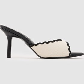 Resim SUVEA WAVY Shape Heels - BEYAZ SİYAH / 39 
