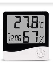 Resim NEWSTORE HOME Dijital Termometre Higrometre Hava Istasyonu Sıcaklık Nem Ölçer 