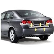 Resim Ebal Otomotiv Honda Civic Krom Alt Bagaj Çıtası 2007-2012 P. Çelik 