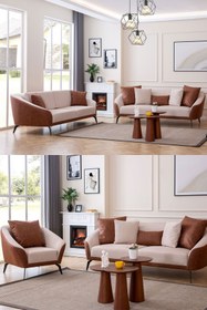 Resim Yakamoz home Leia Koltuk Takımı 3+3+1 