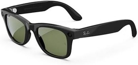 Resim Meta Ray-Ban Wayfarer Akıllı Gözlük Parlak Siyah G15 Yeşil RW4006 