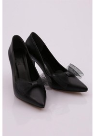 Resim Dgn 1504 Kadin Topuklu Ayakkabi 1504-2423-R1534 Siyah 