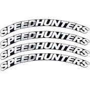 Resim bombtire Speedhunter Lastik Yazısı Beyaz 2.5 Cm Motor&araçlar Için 4 Adet 3d Lastik Yazısı 