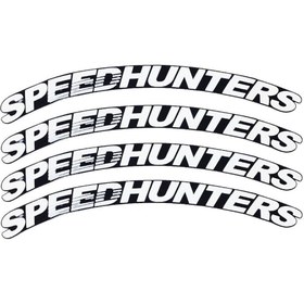 Resim bombtire Speedhunter Lastik Yazısı Beyaz 2.5 Cm Motor&araçlar Için 4 Adet 3d Lastik Yazısı 