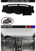 Resim Torpido Koruma Halısı Siyah Kenar Renk Siyah Kia Sorento 2006-2009 İle Uyumlu 