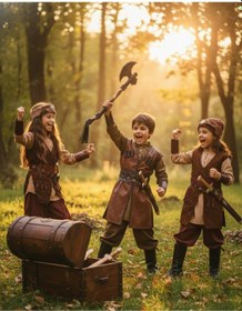 Resim Rebornis Ahşap Oyuncak Kayı Boyu Baltası 