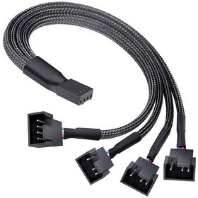 Resim 4 Pin PWM Fan Kontrol Kablosu 4p Dişi 3+3+3+4p Çoklayıcı PWM Kablo 
