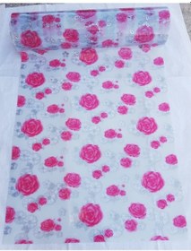 Resim Şeffaf Desenli 100Cm X 80Cm Masa Örtüsü 1.7Mm Kalın Pvc Kaymaz M 