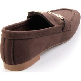 Resim Kahve Kadın Loafer Ayakkabı K01671057872 Kahve 