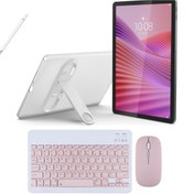 Resim LENOVO Tab 4GB RAM 128 GB HAFIZA 10.1"İNCH M10 GRİ TABLET+ŞEFFAF KILIF+PEMBE KLAVYE VE MOUSE+KALEM 