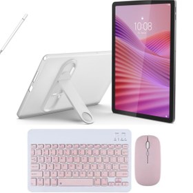 Resim LENOVO Tab 4GB RAM 128 GB HAFIZA 10.1"İNCH M10 GRİ TABLET+ŞEFFAF KILIF+PEMBE KLAVYE VE MOUSE+KALEM 