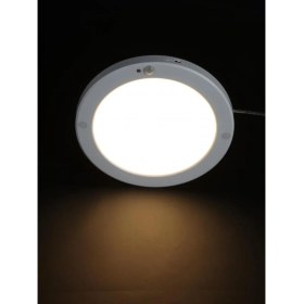 Resim TeknoKapsül 20W Gece Gündüz Sensörlü Sıva Üstü Tavan Armatür Bologna Slim Kasa Panel LED Armatür 2050 Lm (Gün Işığı) 