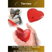 Resim Kalp Şeklinde El Isıtıcısı Sihirli Jel Isıtıcı Torba Kalpli Cep Sobası 2'li Set 