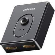 Resim essager 2in1 Çift Yönlü Hdmı Switch Adaptör, 4k 60hz, Çift Ekran Bağlantılı Çevirici, Tv,pc,projektö 