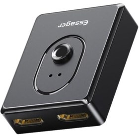 Resim essager 2in1 Çift Yönlü Hdmı Switch Adaptör, 4k 60hz, Çift Ekran Bağlantılı Çevirici, Tv,pc,projektö 