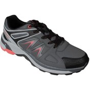 Resim Kinetix Erkek Siyah Gri Cilt Kalın Taban Outdoor Spor Ayakkabı 001 