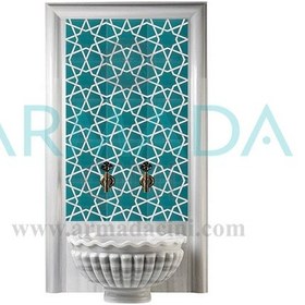 Resim Armada Çini 60X100 CM Sp 94 Yıldız Serigraf Türk Hamamı Pano 