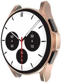 Resim Gpack Samsung Galaxy Watch 4 Classic 46mm ile Uyumlu Silikon Kordon, Gümüş 