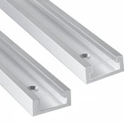 Resim 1/5 adet Alüminyum Alaşımlı T-takım Yuvası Miter Takımı T-Slot - 30/40/50cm Ahşap İşleme Şutu Rayı - T Kaydırıcı Takımı Yuvası Kaydırma Sınır Kılavuzu Tablo Testeresi ve Marangoz El Router Tablo Ahşap İşleme DIY Aracı 