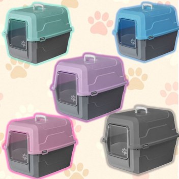 Kedi Tuvaleti Xxl Kapalı Büyük Boy (52*66*46)Cm Elekli Paspas Hediyeli