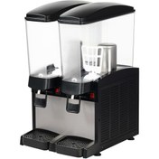 Resim OMAKE Karıştırıcılı Dijital Dikdörtgen İkili Soğuk İçecek Dispenseri, 2x20 L 