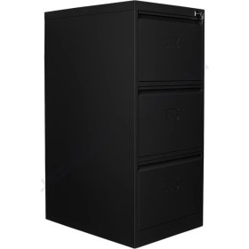 Resim Jessan 3 Lü Klasör Dolabı Siyah 