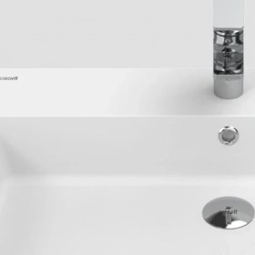 Resim Creavit VX270 Volga 50 70 Tezgah Üstü Lavabo Beyaz 