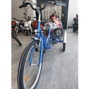 Resim Fsc Bbf Cargo Nexus 3 Vites Ön V-Arka Kontra Fren Ön 24-Arka 20 Jant Katlanır Kargo Bisikleti Mavi 