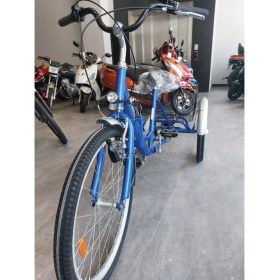 Resim Fsc Bbf Cargo Nexus 3 Vites Ön V-Arka Kontra Fren Ön 24-Arka 20 Jant Katlanır Kargo Bisikleti Mavi 