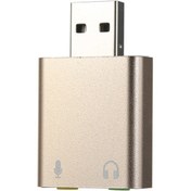 Resim Xindoker Usb Harici Ses Kartı - Çift Mikrofon Ve Kulaklık Girişli, Siyah/gümüş/altın Seçenekli 