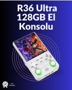 Resim UCUZTEKNO R36 Ultra El Konsolu – 4” HD IPS Ekran, 128GB Dahili Hafıza, 30.000 Oyun Yüklü 