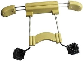 Resim Ciieeo Araba Koltuğu Başlığına Takılan Mini Kıyafet Askısı Bej Dayanıklı Abs Malzeme ile Takım ve Montlar İçin Taşınabilir Organizer 