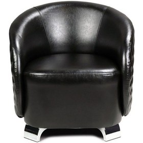 Resim Koltukstilim Pasul Deri Tekli Kanepe Siyah 