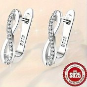 Resim 1 Çift S925 Gümüş Moda Retro Trend Fransız Benzersiz Hafif Lüks Şık Etnik Tarz Tatlı Parlak Parıltılı Yıldızlı Çoklu Halka Yuvarlak Sentetik Zirkonya U Şekli Sonsuzluk Sembolü Sonsuzluk Aşk Numarası 8 Oyma Geometrik Yüksek Kalite Yaratıcı Tasarım Yuvarlak Sentetik Zirkonya Niş Tarzı INS Stili Kalp Cazibesi Canlı Romantik Aşk Basit Lüks Çift Mini Sevimli Günlük Tatil Plaj Parti Düğün Müzik Festivali 