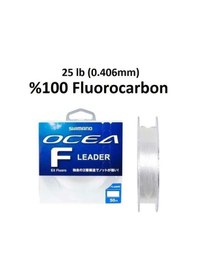 Resim Shimano Ocea F Leader EX Fluorocarbon Misina 50m 25lb 0.406mm 