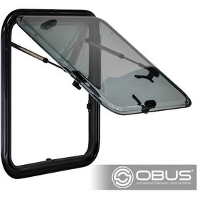 Resim Obus Karavan Berhimi 450500 Karavan Penceresi Amortisörlü Siyah 