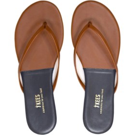 Resim Tkees Kadın Lacivert/taba Parmak Arası Terlik 