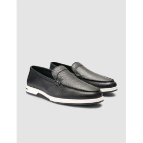Resim Cabani %100 Hakiki Deri Siyah Erkek Loafer 